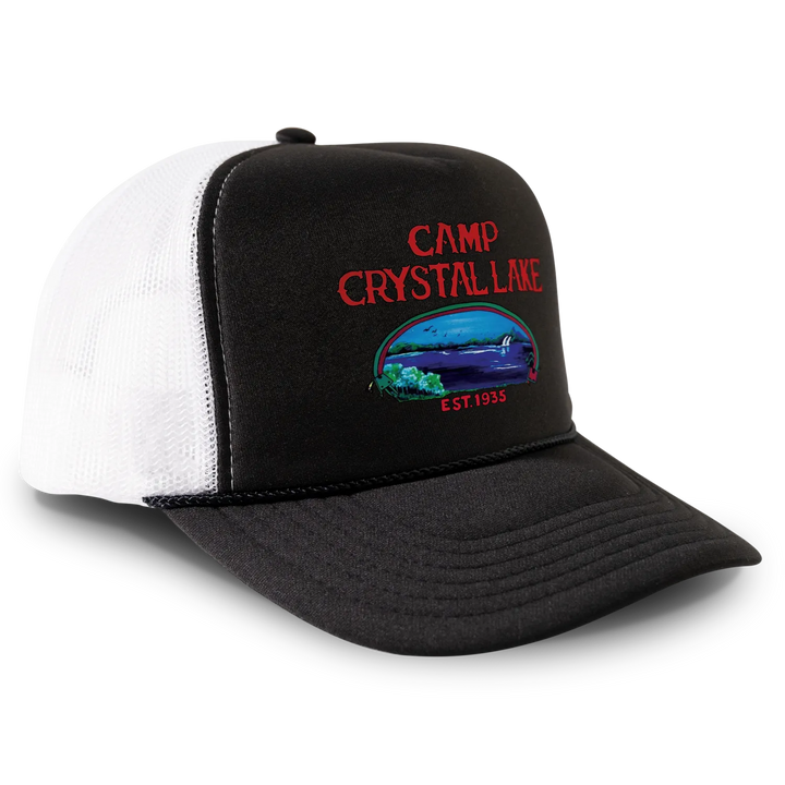Camp Crystal Lake trucker hat.