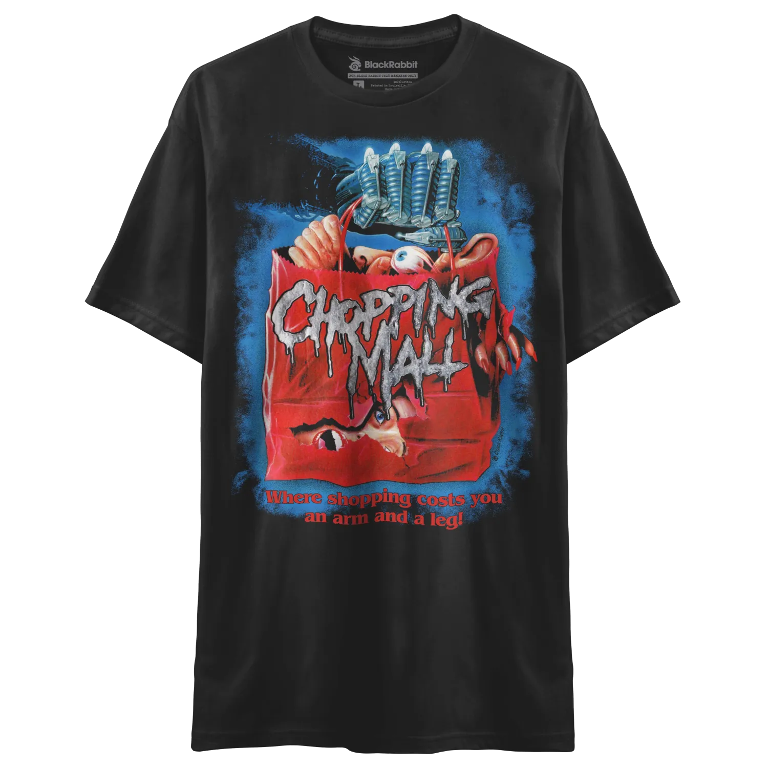 80s 呪われた墓 vintage movie T-shirt chopping-mall-1986-80s-horror-