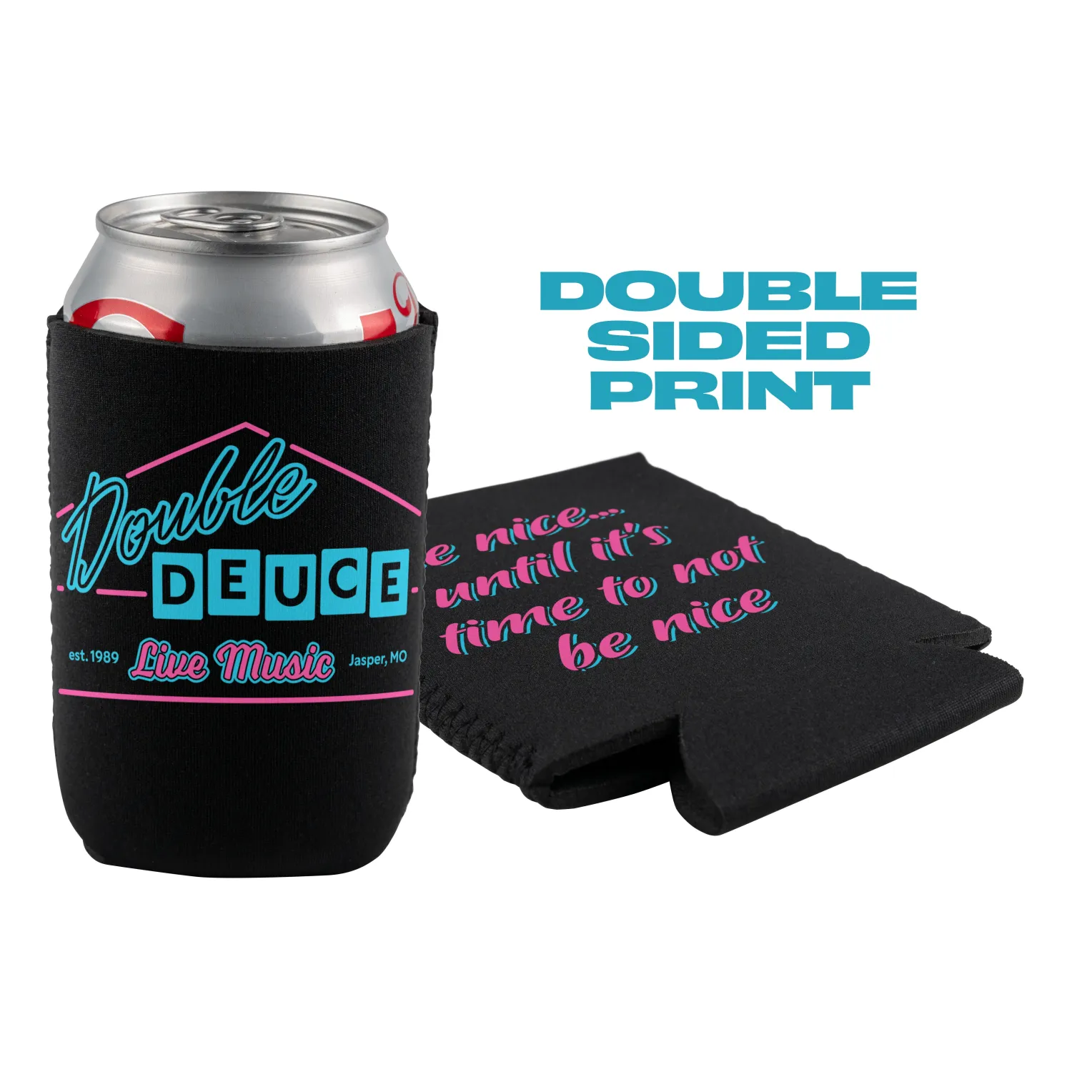 Black Rabbit - Road House Double Deuce Logo Retro 80s Insulated 