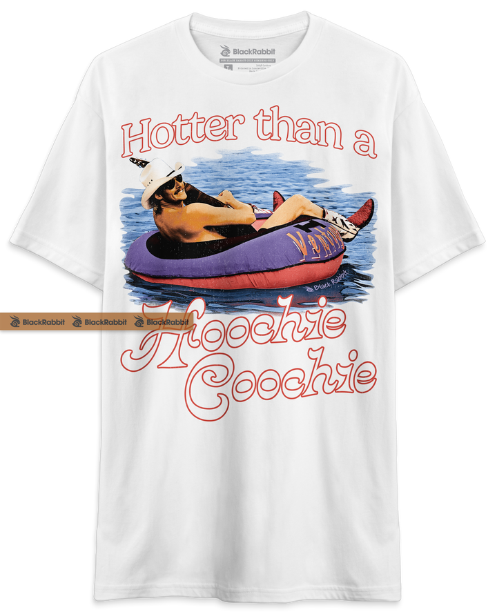 Hotter Than A Hoochie Coochie 90s Country Retro Vintage Unisex Classic T-Shirt