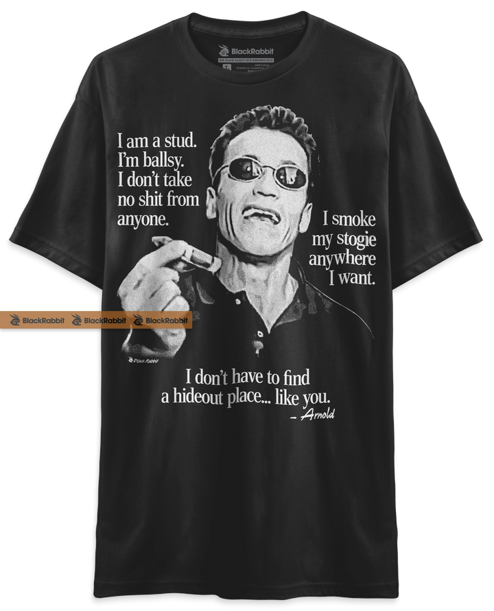 Arnold Schwarzenegger I Am A Stud Stogie Speech Video Unisex Classic T-Shirt