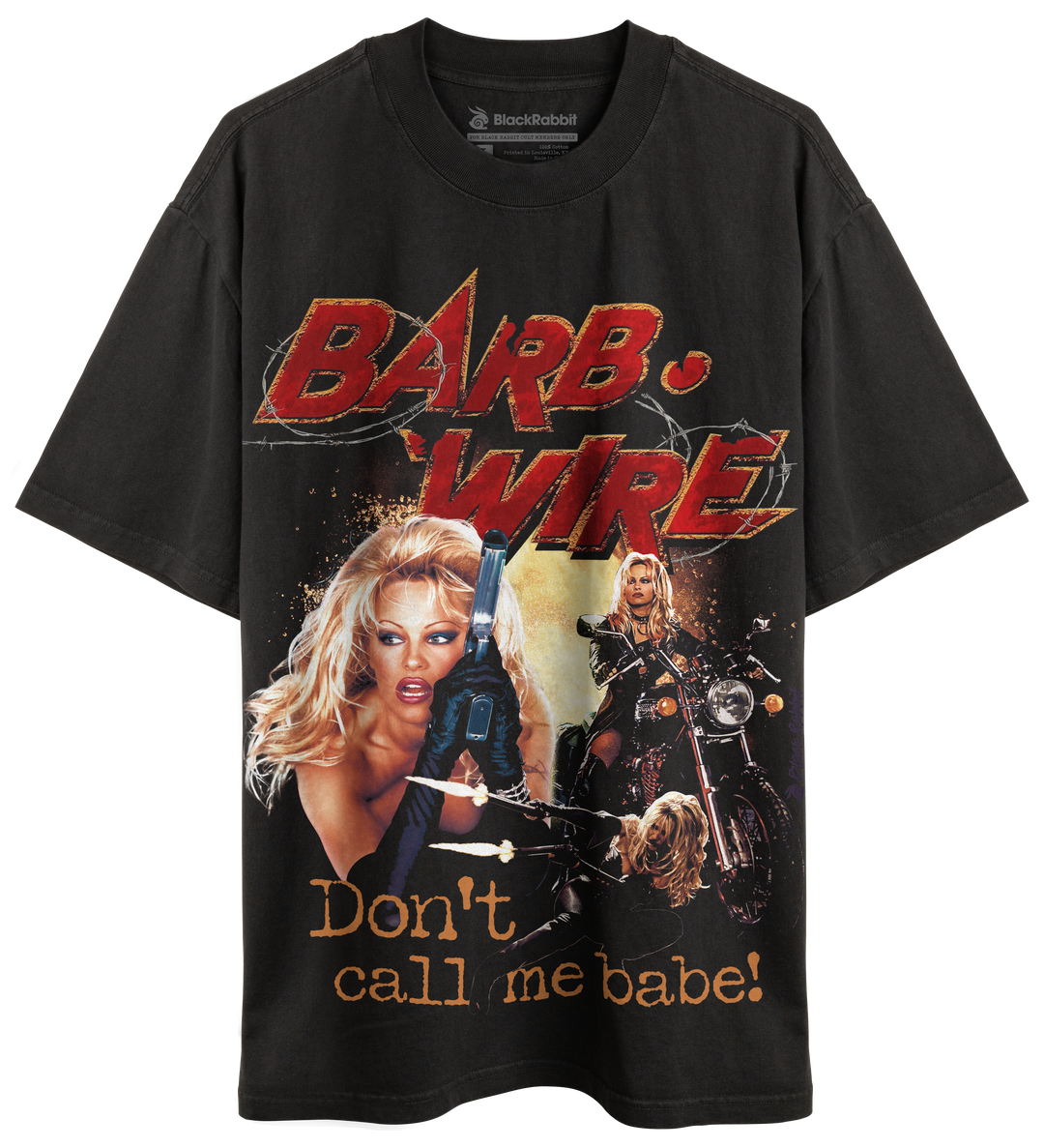 Barb Wire Don't Call Me Babe Pamela Anderson 90s Retro Vintage Bootleg Unisex Classic T-Shirt