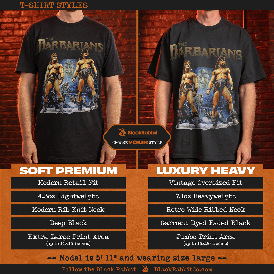 The Barbarians 1987 80s Fantasy Retro Vintage Unisex Classic T-Shirt