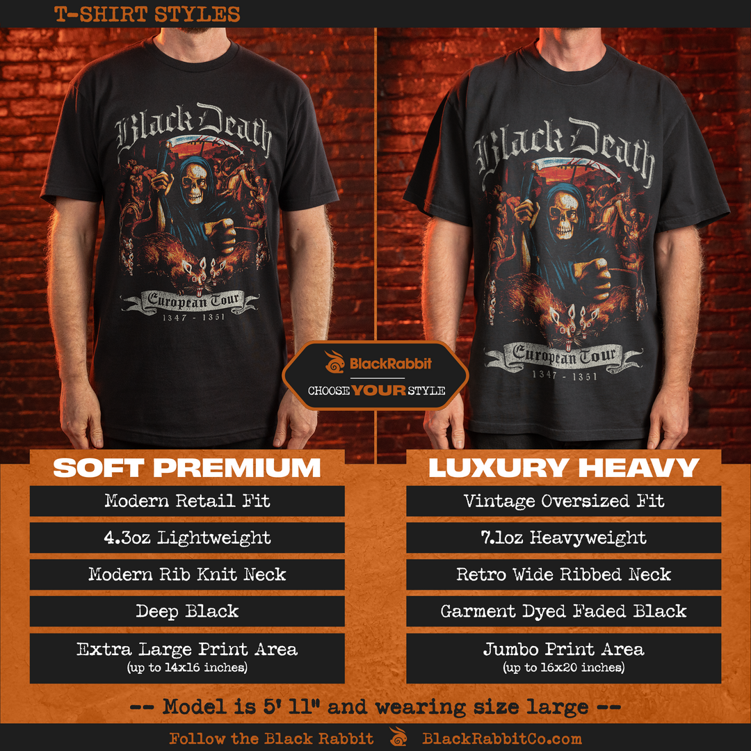 Black Death European Tour Unisex Classic T-Shirt