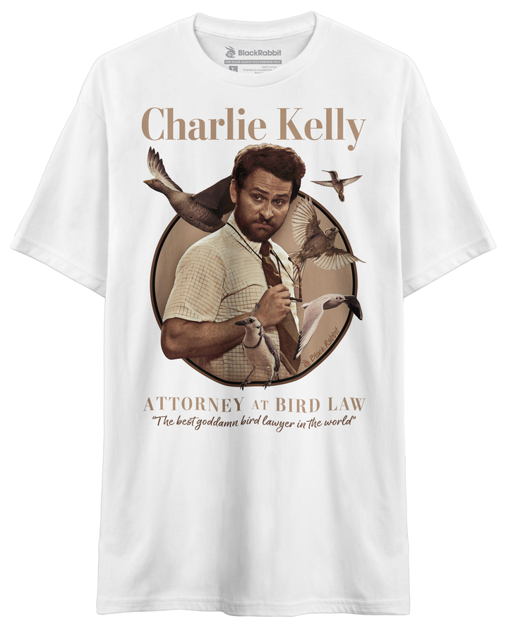 It's Always Sunny In Philadelphia Charlie Kelly Attorney At Bird Law Retro Vintage Unisex Classic T-Shirt