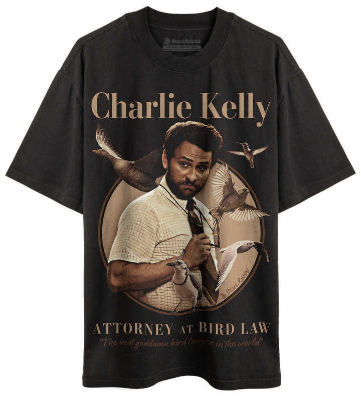It's Always Sunny In Philadelphia Charlie Kelly Attorney At Bird Law Retro Vintage Unisex Classic T-Shirt