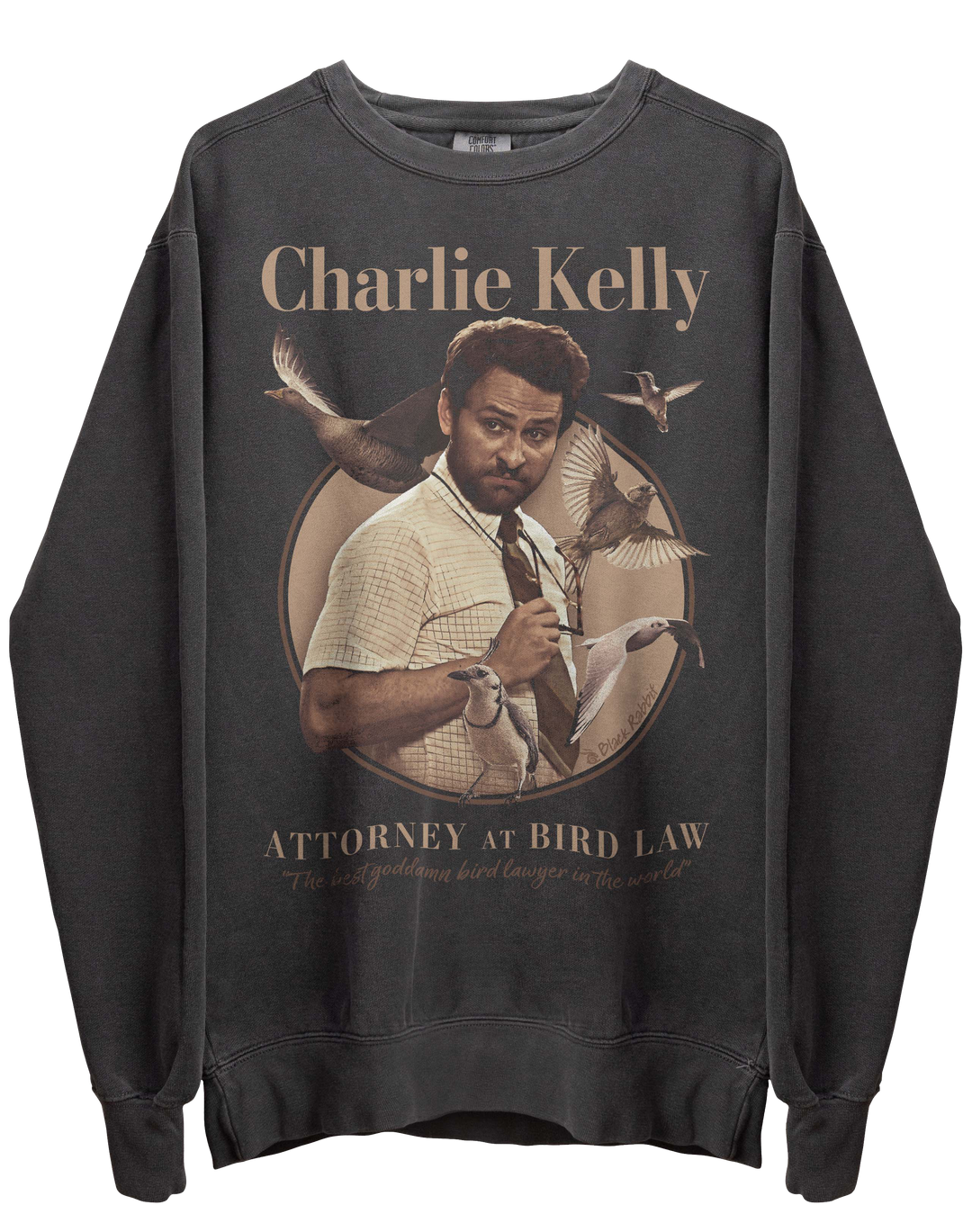 It's Always Sunny In Philadelphia Charlie Kelly Attorney At Bird Law Retro Vintage Unisex Classic T-Shirt