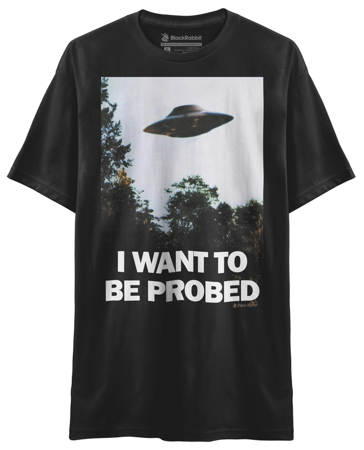 I Want To Be Probed Shirt I Want To Believe Funny Parody Meme Unisex Classic T-Shirt