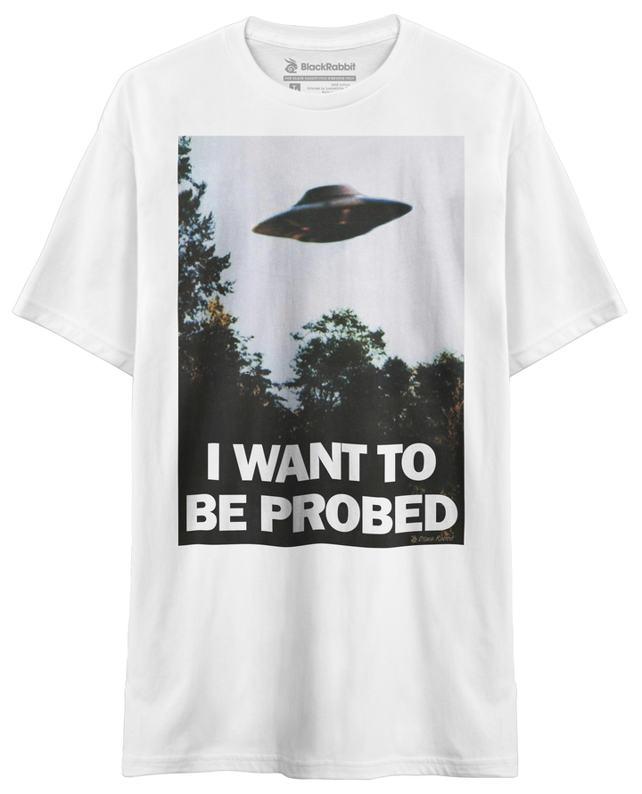 I Want To Be Probed Shirt I Want To Believe Funny Parody Meme Unisex Classic T-Shirt