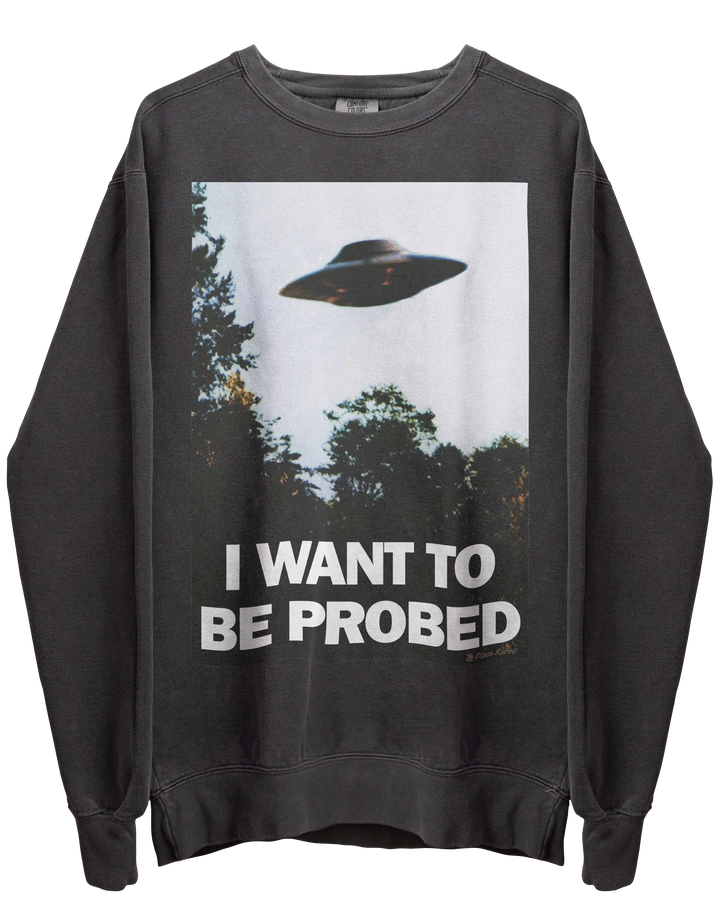 I Want To Be Probed Shirt I Want To Believe Funny Parody Meme Unisex Classic T-Shirt