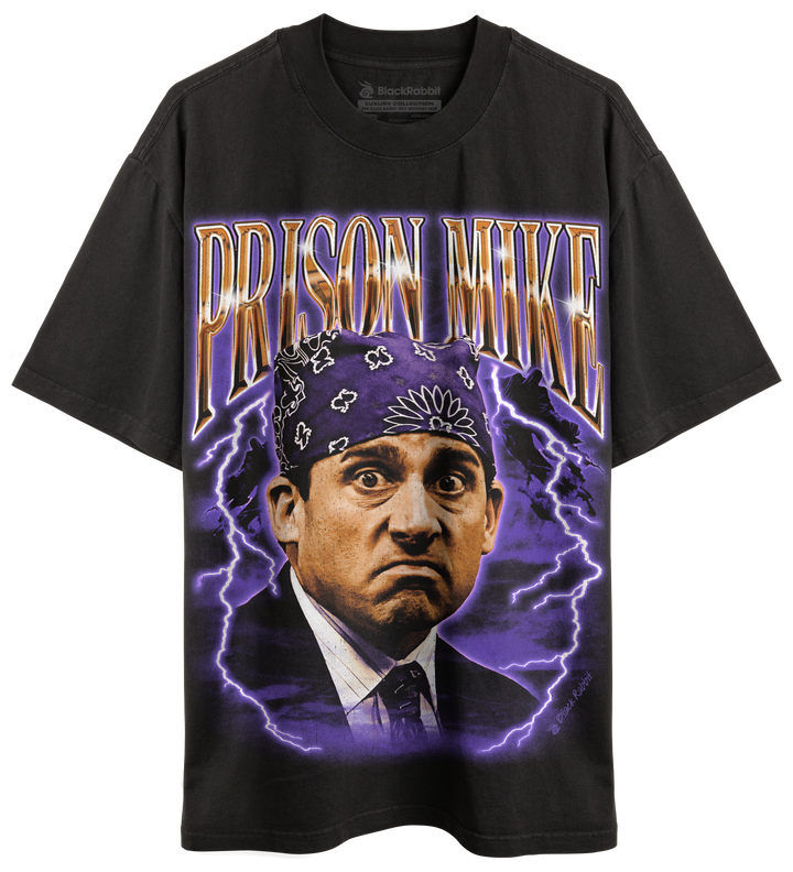 The Office Prison Mike Michael Scott Retro Vintage Bootleg Unisex Classic T-Shirt
