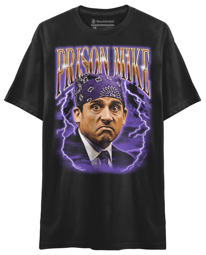 The Office Prison Mike Michael Scott Retro Vintage Bootleg Unisex Classic T-Shirt
