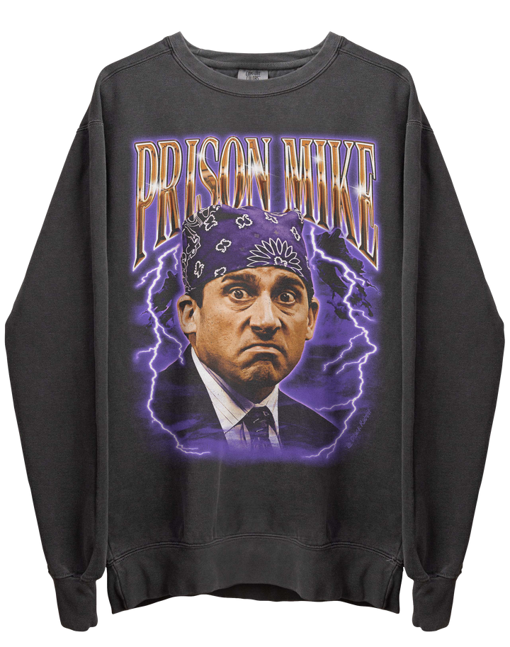 The Office Prison Mike Michael Scott Retro Vintage Bootleg Unisex Classic T-Shirt