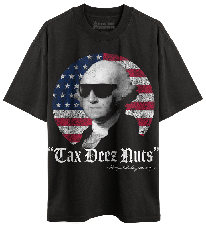 Tax Deez Nuts Funny 4th of July George Washington Unisex Classic T-Shirt