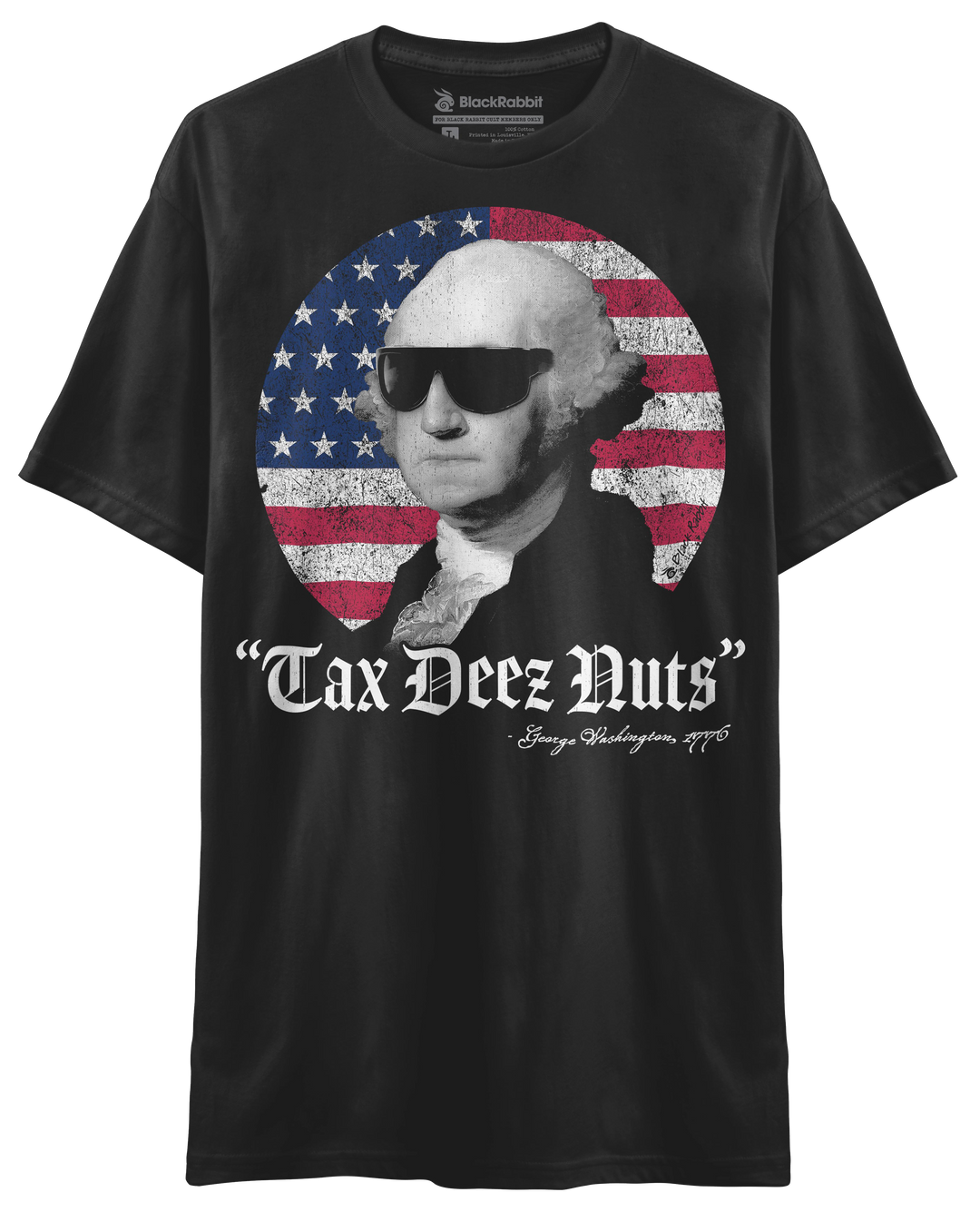 Tax Deez Nuts Funny 4th of July George Washington Unisex Classic T-Shirt