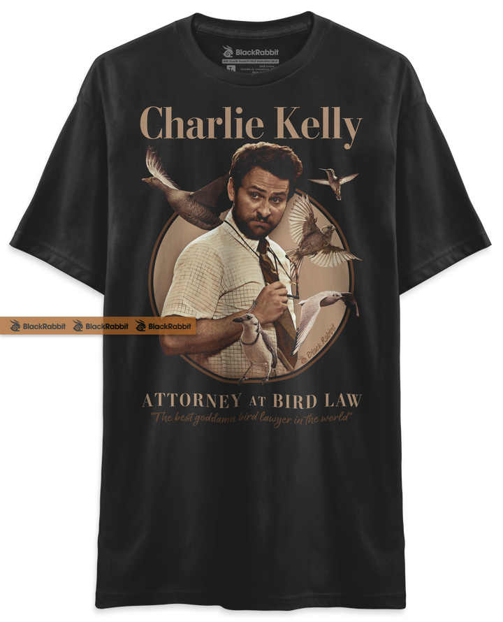 It's Always Sunny In Philadelphia Charlie Kelly Attorney At Bird Law Retro Vintage Unisex Classic T-Shirt