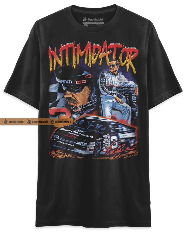 Dale Earnhardt Intimidator Raise Hell Praise Dale 90s Recreation Retro Vintage Bootleg Unisex Classic T-Shirt