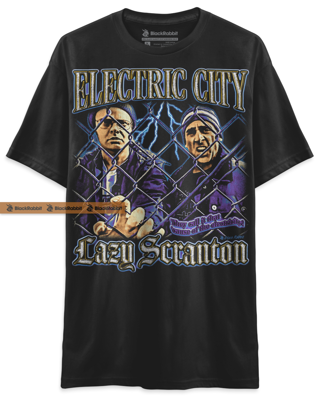 The Office Electric City Lazy Scranton Retro Vintage Bootleg Rap Unisex Classic T-Shirt