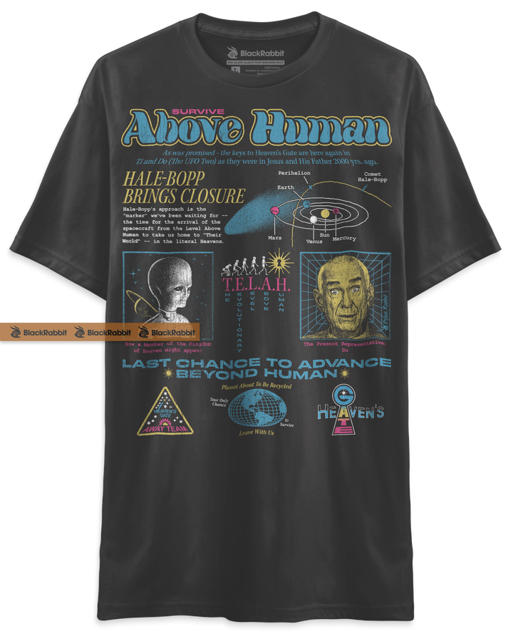 Heaven's Gate Cult Survive Above Human 90s Retro Vintage Unisex Classic T-Shirt