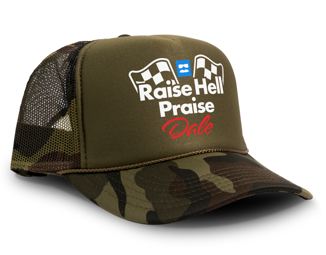 Raise Hell Praise Dale Hat Retro 90s Snapback Cap