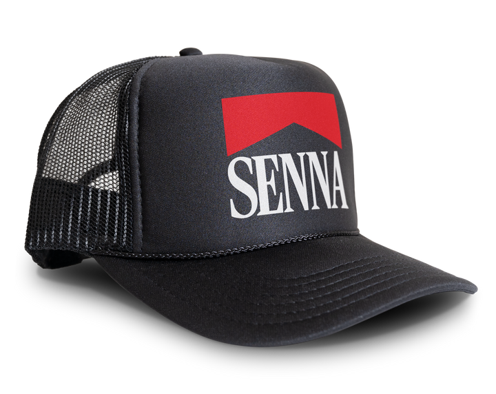 Ayrton Senna Cigarette Logo 90s Racing Snapback Cap
