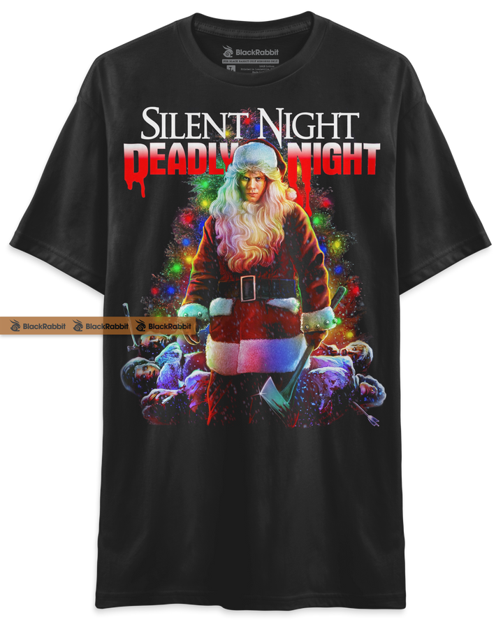 Silent Night Deadly Night Horror Christmas Movie Poster Unisex Classic T-Shirt