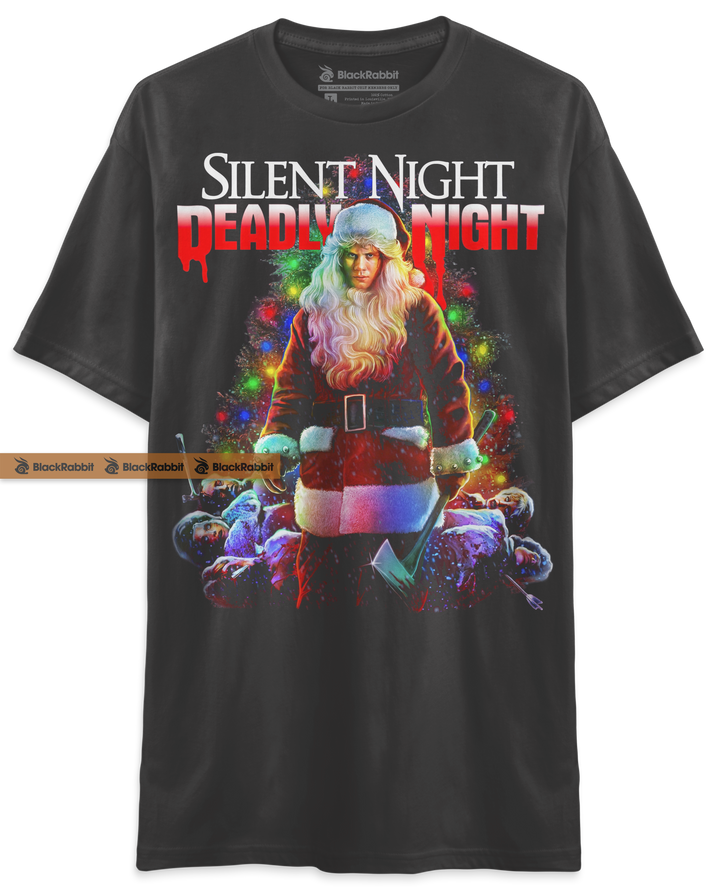 Silent Night Deadly Night Horror Christmas Movie Poster Unisex Classic T-Shirt