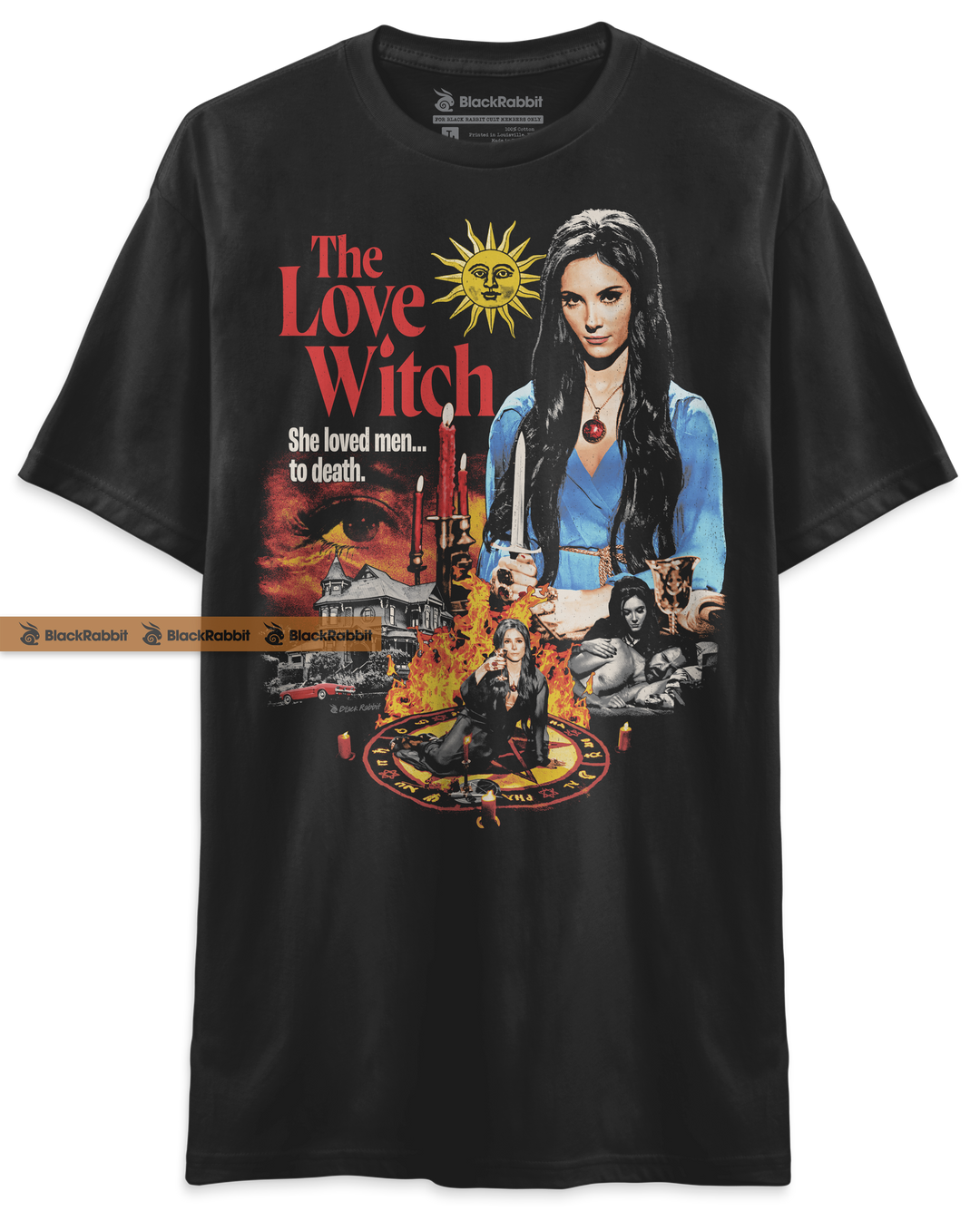 The Love Witch She Loved Men To Death Retro Vintage Unisex Classic T-Shirt