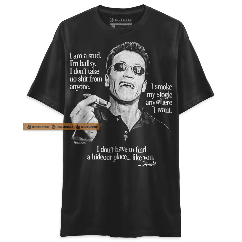 Arnold Schwarzenegger I Am A Stud Stogie Speech Video