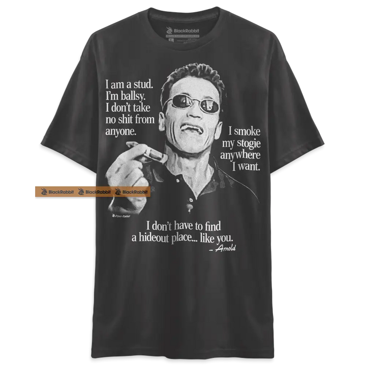 Arnold Schwarzenegger I Am A Stud Stogie Speech Video