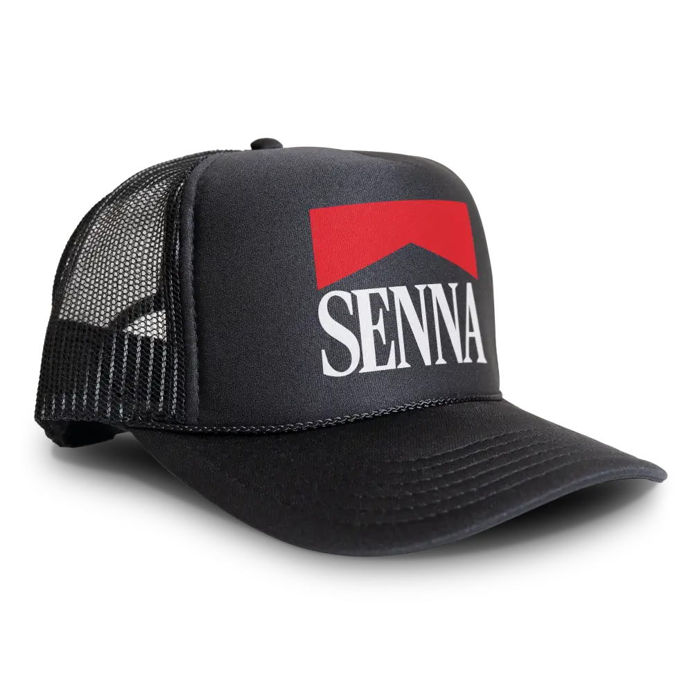 Ayrton Senna Cigarette Logo 90s Racing Snapback Cap