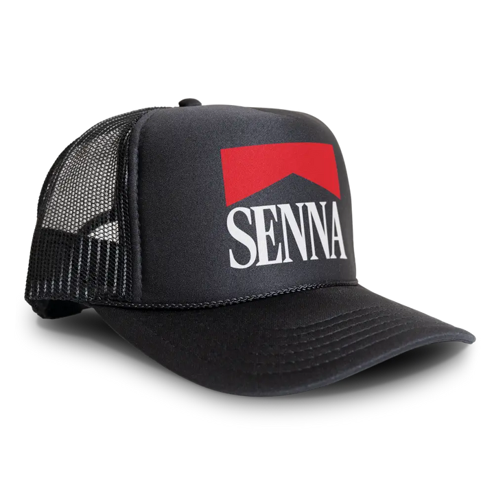 Ayrton Senna Cigarette Logo 90s Racing Snapback Cap