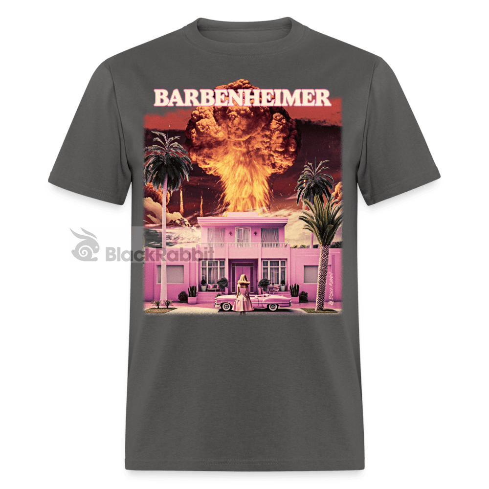 Barbenheimer Dream House Funny Meme Unisex Classic T-Shirt - charcoal