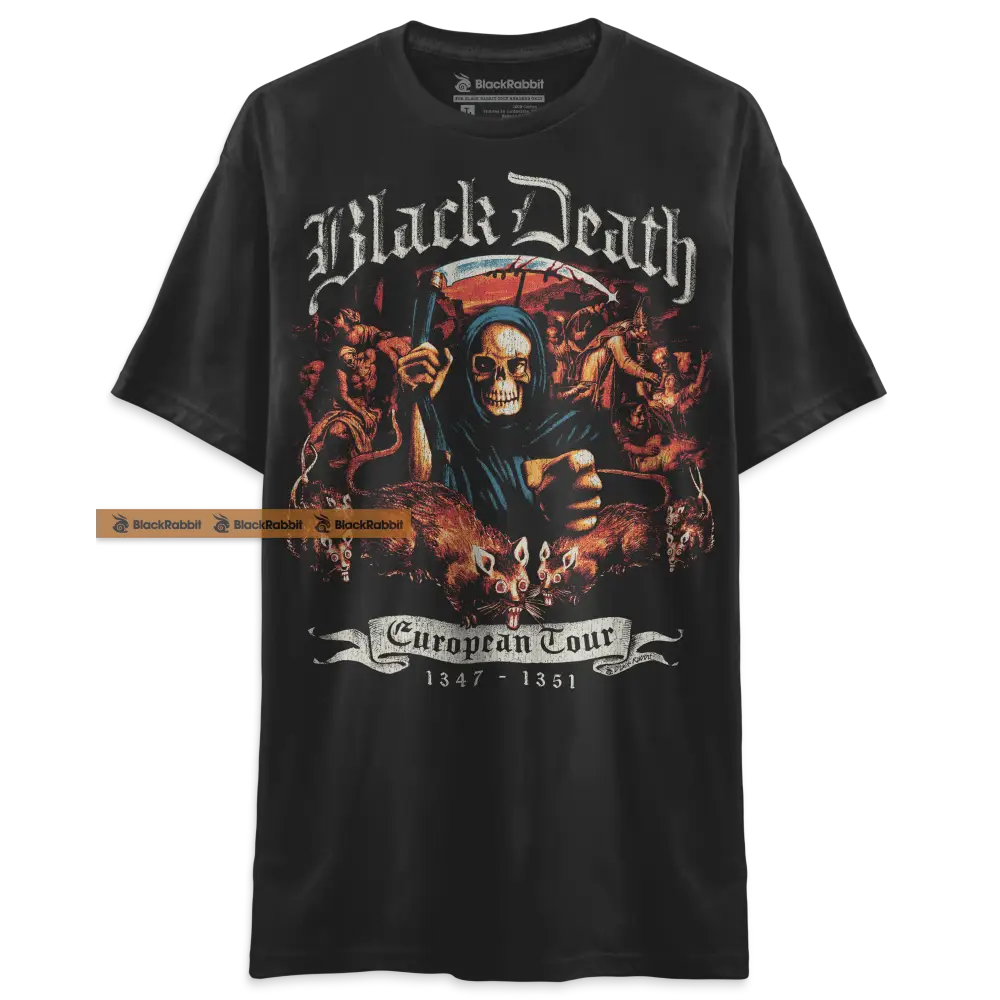 Black Death European Tour Unisex Classic T-Shirt - black