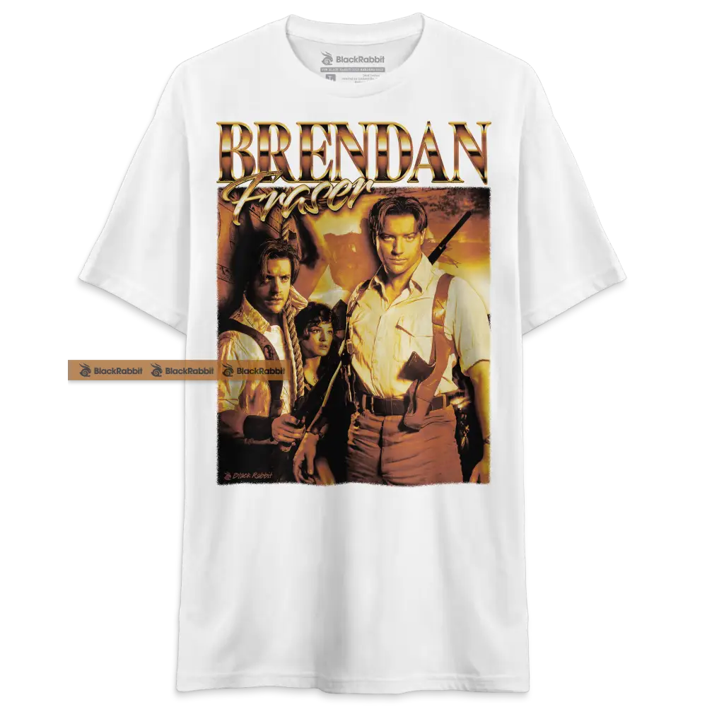 Brendan Fraser The Mummy Retro Vintage Bootleg Unisex