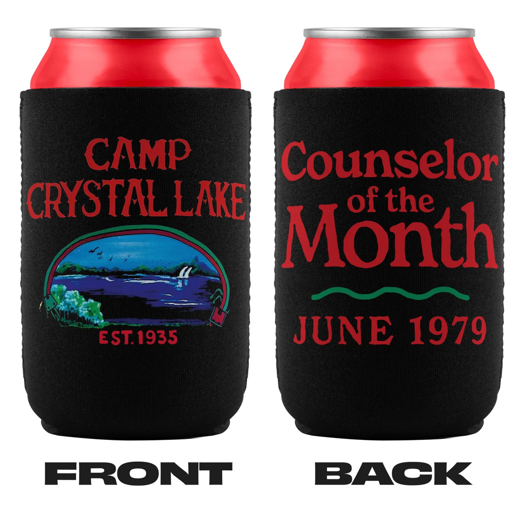 Camp Crystal Lake can coolers.