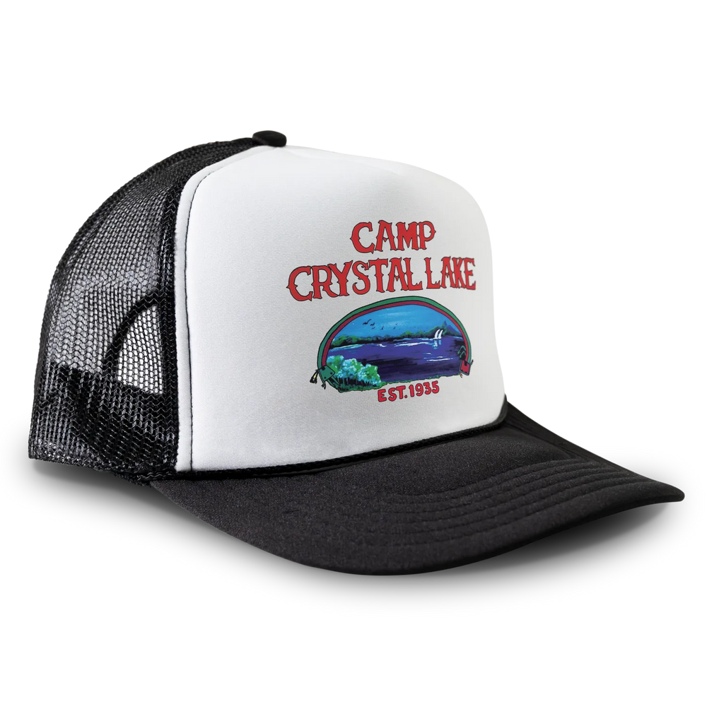 Camp Crystal Lake trucker hat.