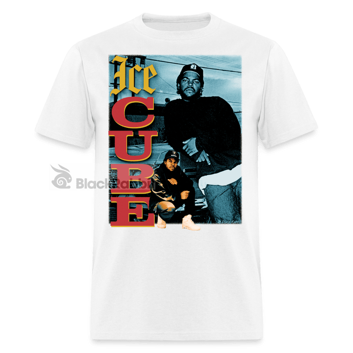 Ice Cube 90s Retro Vintage Bootleg Unisex Classic T-Shirt - white