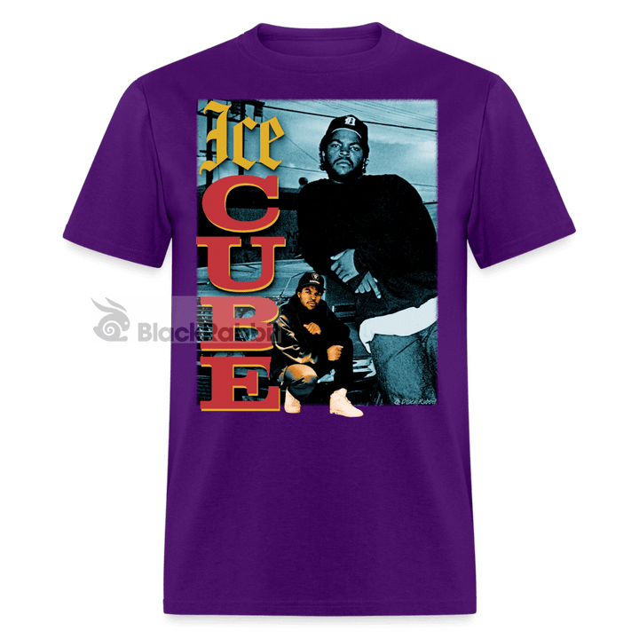 Ice Cube 90s Retro Vintage Bootleg Unisex Classic T-Shirt - purple