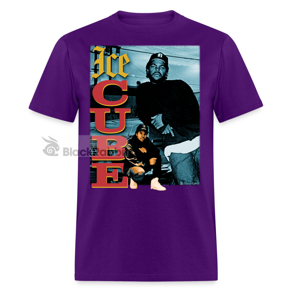 Ice Cube 90s Retro Vintage Bootleg Unisex Classic T-Shirt - purple