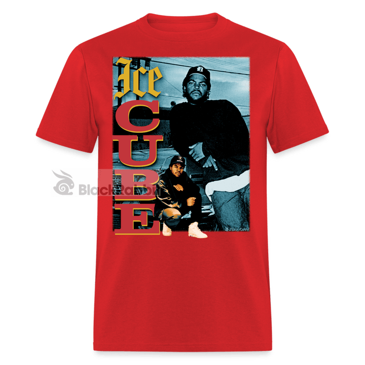 Ice Cube 90s Retro Vintage Bootleg Unisex Classic T-Shirt - red
