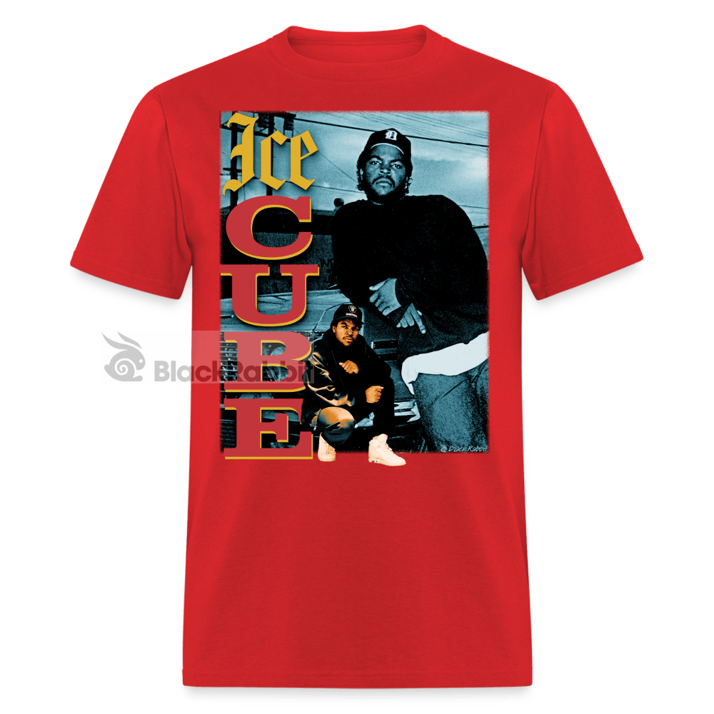 Ice Cube 90s Retro Vintage Bootleg Unisex Classic T-Shirt - red