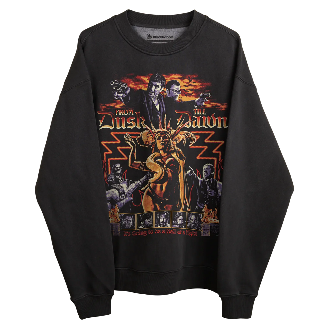 Black Rabbit - From Dusk Till Dawn 90s Horror Retro Vintage Unisex