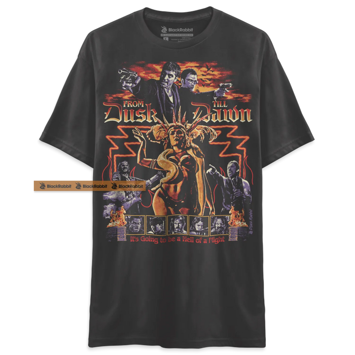 Gray ’From Dusk Till Dawn’ graphic tee.