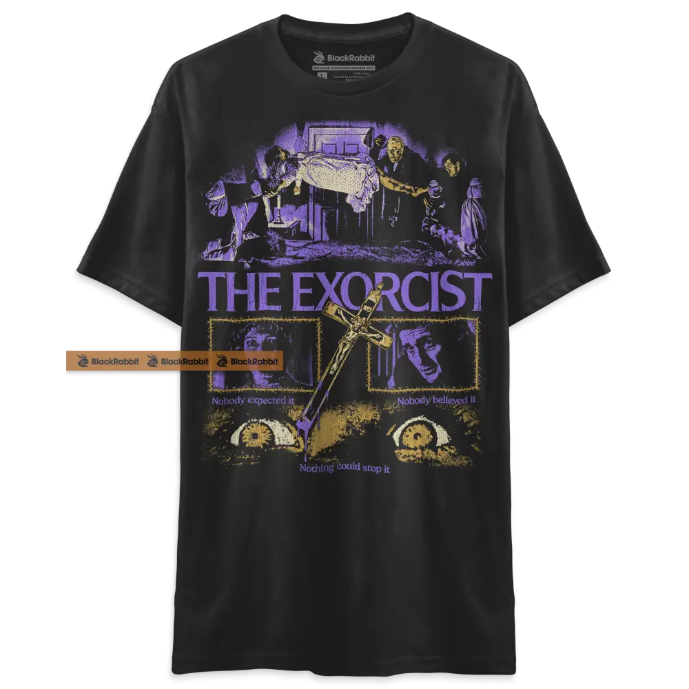 The Exorcist 1973 70s Horror Unisex Classic T-Shirt - black