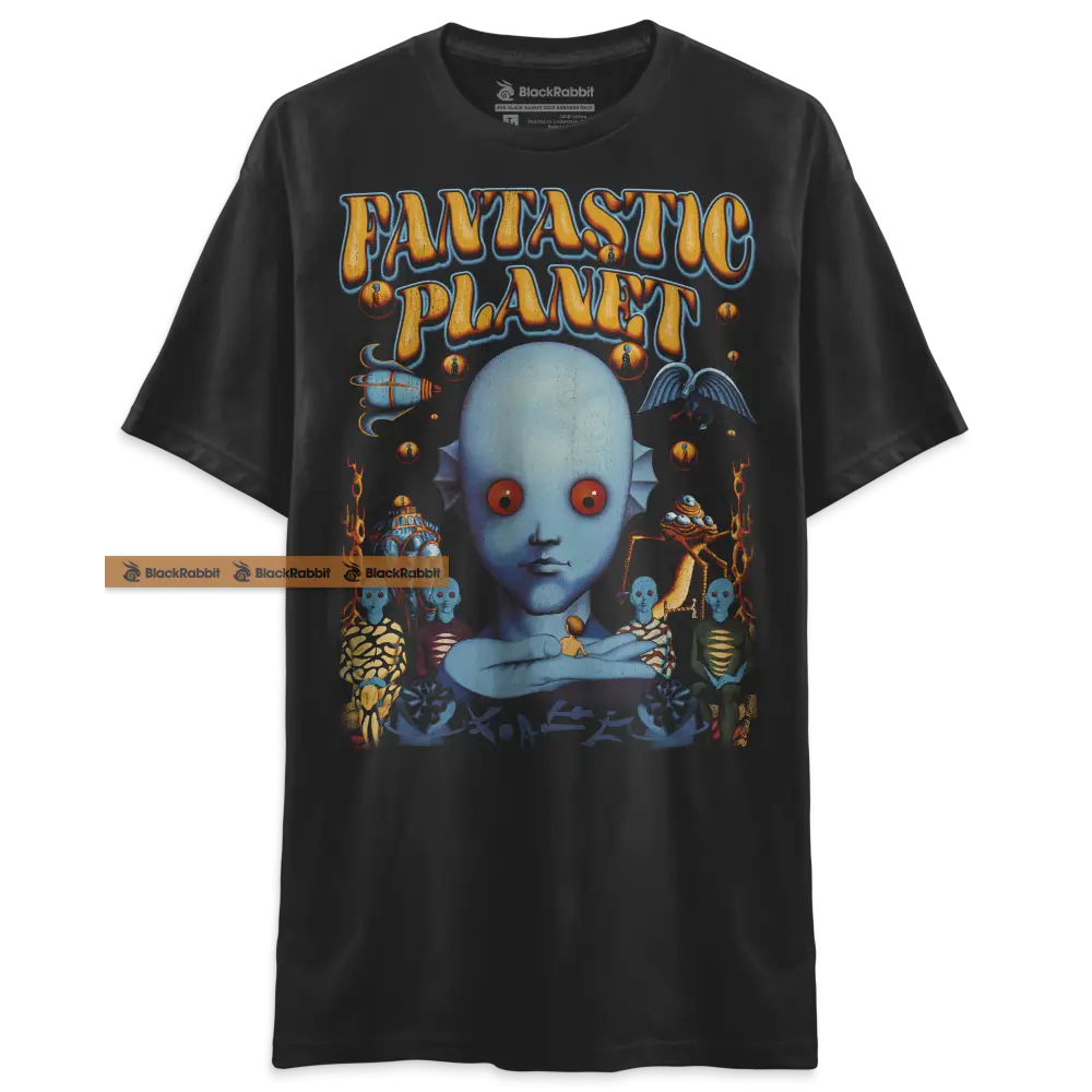 Fantastic Planet English Retro Vintage Animated Sci-Fi