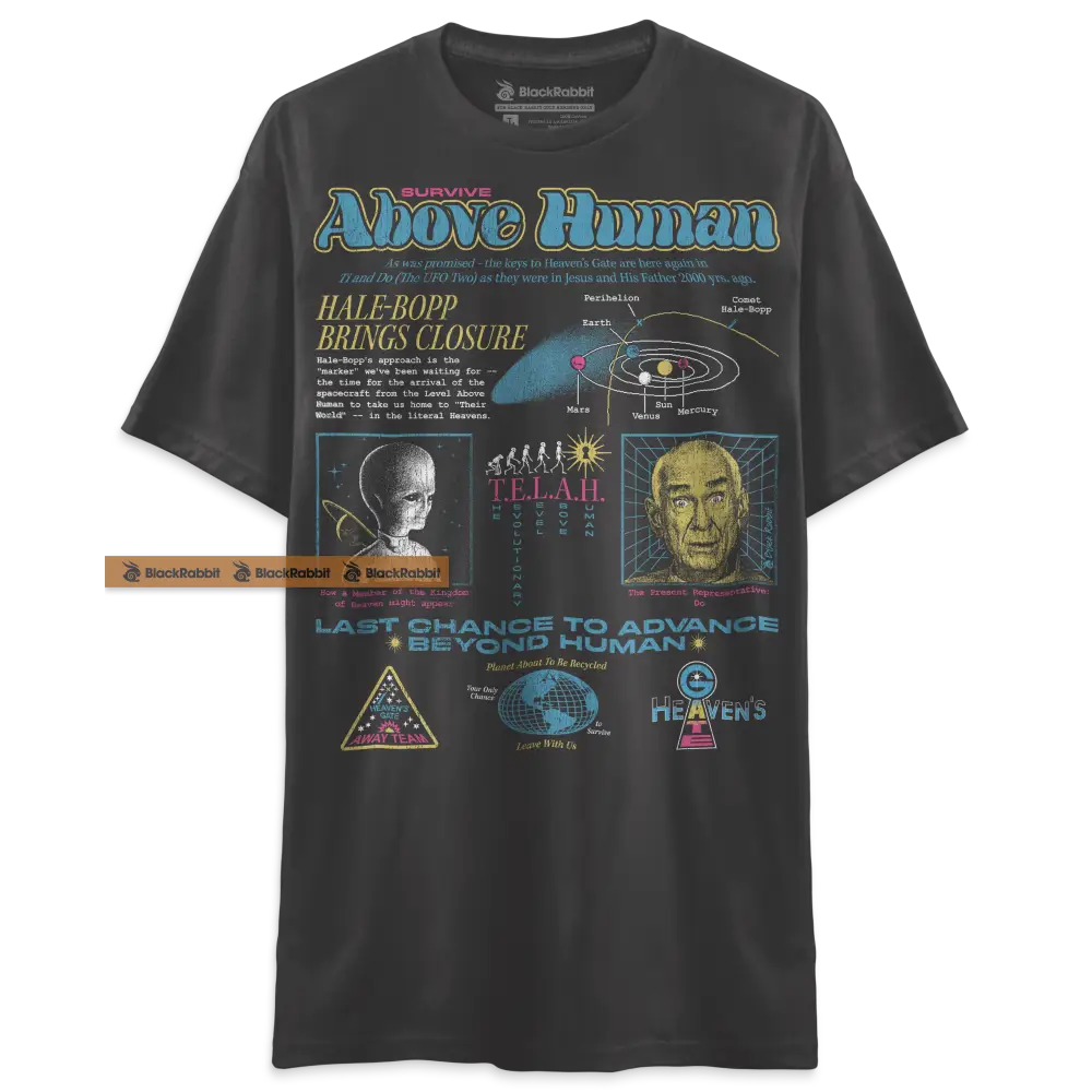 Heaven’s Gate Cult Survive Above Human 90s Retro Vintage