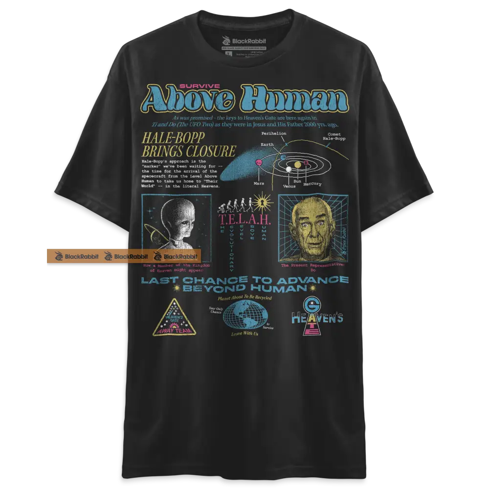 Heaven’s Gate Cult Survive Above Human 90s Retro Vintage