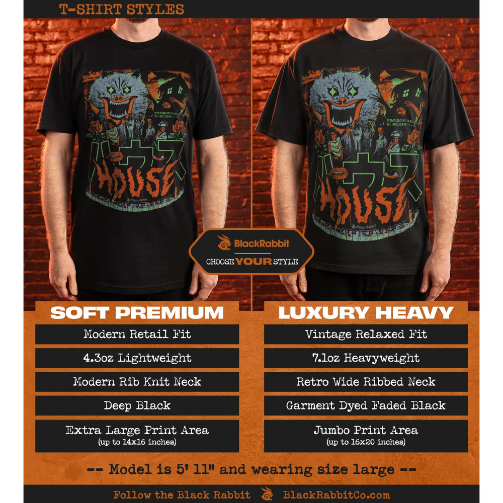 T-shirt styles comparison.