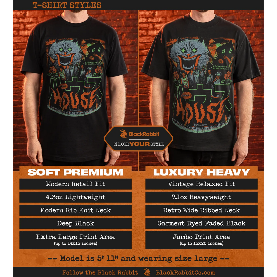 T-shirt styles comparison.